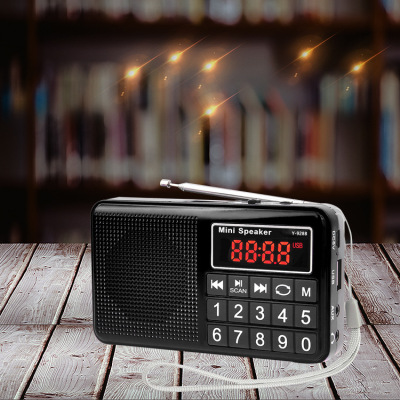 Cross-Border Supply L-928b Mini Card Speaker Digital VOD Radio for the Elderly Wholesale Music Walkman