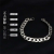 Domineering Men's Hip Hop Titanium Steel Bracelet Retro Artistic Trendy Men's and Women's Steel Color Antique Silver Stainless Steel Bracelet Bracelet