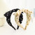 Korean New Headband Cute Polka Dot Fabric Bow Hair Tie Headwear Women's Hair Fixer Face Wash Hair Bands Female F506