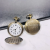 New Creative Ball Pocket Watch Personality Student Sports Quartz Watch Flip Keychain Pocket Watch