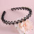 New Wave Pearl Face Wash Hair Band Women's Non-Slip Lazy Hair Patch Bang Hairpin Seamless Hair Hoop Headdress