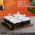 Jingdezhen Ceramic Dried Fruit Dish Seasoning Jar Five-Pointed Star Candy Box Nut Plate Dried Fruit Dish Kitchen Supplies New