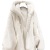Autumn and Winter New Lamb Fur Velvet Coat Imitate Rex Rabbit Fur Hooded Loose Overcoat Coat Female Fashion