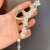 Exquisite Fan Barrettes Hair Comb Female Back Head Temperamental Tassels Grip Large Shark Clip Elegant Han Chinese Clothing Hair Accessories