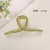 Large Metal Grip Shark Gap Former Red Hairpin Female Korean Hair Accessories Alloy Adult Butterfly Barrettes Wholesale