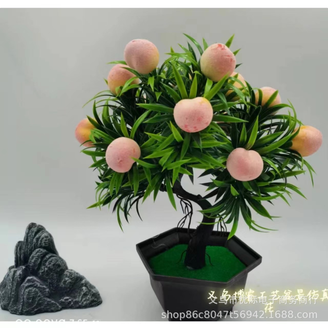 人造绿植假花盆栽厂家直销假花盆栽仿真盆景仿真水果盆栽