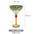 Red Wine Glass Goblet Hand Painted Color Glass Creative Cocktail Glass Margaret Bar Cup Wine Glass