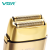 VGR V-338 shaver new electric high-power LCD digital display hair washing rechargeable metal reciprocating shaving