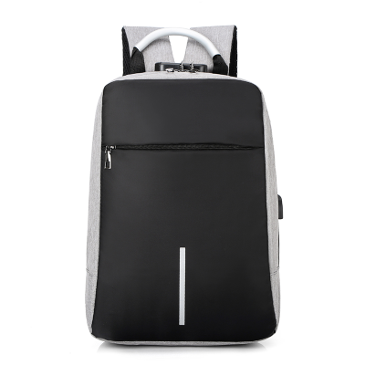 Custom Logo Casual Computer Bag with USB Charging Men High Quality Anti-theft Business Laptop Backpack