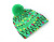 Cross-Border Autumn and Winter Fashion Christmas LED Lights Knitted Hat Colored Lights Party Warm Adult with Ball Hat Wholesale