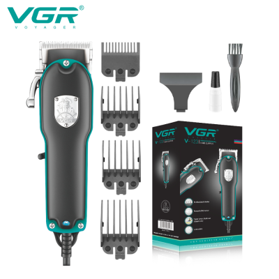 VGR V-123 powerful hair cutting machine professional barber shop hair clipper electric hair trimmer cord for men