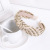 Cross-Border Headband Female Factory Wholesale Fall Winter Fashion Straw Knotted Headband Douyin Online Influencer Face Washing Hair Tie F263