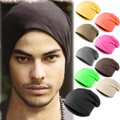 European and American Candy Color Pile Heap Cap Men's and Women's Autumn and Winter Sleeve Cap Summer Thin Breathable Hip Hop Hat EBay Foreign Trade