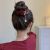 Rose Garden Mori Style Flower Bun Grip High-Grade Barrettes Female Head Fairy Beautiful Updo Hair Accessories Hairpin