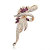 Spot Corsage Wholesale Korean Style High-End Diamond-Embedded Flowers Temperament Brooch All-Match Scarf Buckle Brooch Dual-Use