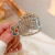 Rhinestone Crown Hair Ornament High Ponytail Fixed Grip Artifact Back Headwear Female Hairpin Anti-Collapse Hairpin