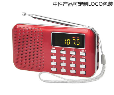 Y-896 Outdoor Portable Mini Portable Speaker Radio Wholesale Gift Audio Player for the Elderly