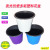 Colorful Plastic Flowerpot Thickened Flowerpot Two-Tone Pot Rounde Flowerpot Factory Wholesale 170-145