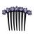 Korean Adult Dignified Rhinestone Hair Comb Fashion All-Match Seven-Tooth Hair Comb Updo Gadget Hair Plug Ornament Female