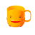 Small Yellow Duck Kid's Mug Mouthwash Tooth Mug Toothbrush Cup Household Cute Anti-Fall Water Cup Cartoon Brushing Wash Cup