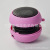 Factory Direct Sales Mini USB Rechargeable Audio Hamburger Gift Speaker