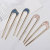 Simple Hairpin Same Style Metal Hairpin Shell Paper Updo Pin Ins Internet Celebrity Same Style U-Shaped Alloy Hair Accessories Iron