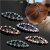 Ins Online Influencer Refined Bb Clip Korean Style Hollow Square Rhinestone Side Cropped Hair Clip Side Clip Hairpin Ornament Women