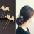 Korean Hair Comb Hair Comb Fashion Bangs Comb Flower Style Updo U-Shaped Barrettes Sweet Flowers Rhinestone Hair Clasp Hair Clasp