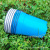 Plastic Color Flowerpot Two-Tone Pot Thickened Factory Wholesale Rounde Flowerpot Nursery Basin 150-160