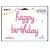 16-Inch Rose Gold and Silver Blue Lowercase One-Piece English Happy Birthday Aluminum Balloon Aluminum Foil Balloon Party Layout