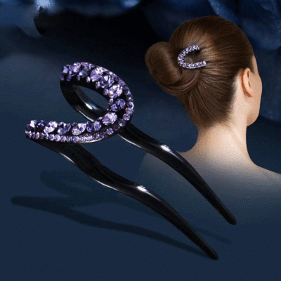 Ancient Style New Hair Accessories Diamond Korean Style Hairpin Elegant Hairpin Rhinestone Barrettes Simple Hair Comb Headdress Flower Updo Hair Accessories