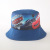 Cross-Border European and American Children Creative Cartoon Anime Pattern Cotton Reversible Fisherman Hat Children Casual Sun-Proof Bucket Hat