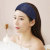 Internet Celebrity Wide-Brimmed Fabric Lace Headband European and American Same Style Face Wash Cover Broken Hair Toothed Non-Slip Headband Bandeau Hairpin Female