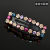 Ins Online Influencer Refined Bb Clip Korean Style Hollow Square Rhinestone Side Cropped Hair Clip Side Clip Hairpin Ornament Women