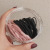 20 Canned Towel Hair Band High Elasticity Seamless Hairband Fashion Black Rubber Band Simple Ponytail Hair String Korean Style