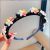 Children's Headband Internet Celebrity Girls' Braided Hair Hair-Hoop Headband Hair Accessories Headdress Baby Princess Summer Floral Hair Band