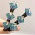 Square Rhinestone Braided Hair Barrettes Female Online Influencer Hairpin Side Cropped Hair Clip Barrettes Artifact Clip Hairware Forehead Bangs Clip