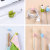 Creative Thumb Hook No Drilling Adhesive Wall Mounted Hoy Data Cable Storage for Student Dormitory Cute Seamless Hook