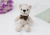 New Pineapple Plaid Teddy Bear Doll Cotton Tie Long-Legged Bear Keychain Handbag Pendant Factory Direct Supply Wholesale