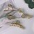 New Korean Style Antlers Alloy Big Hairpin Opal Pearl Grip Fashion Temperament Hair Volume Multi-Hair Accessories