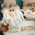 Cross-Border Hot Selling Christmas Three-Dimensional Santa Snowman Doll Merry Christmas Words Door Hanging Decorative Supplies