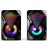 Cross-Border New Arrival X2 Colorful Light Effect RGB Speaker Computer Audio Multimedia USB Extra Bass Desktop Game