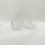 Retro Embossed Glass Sugar Bowl Mini Crystal Glass Bottle Storage Organizer Decorative Jar