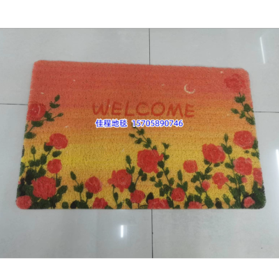 New 3dpvc Spray Printing Floor Mat Non-Slip Mat Filiform Pad Brushed Pad Kitchen Pad Bathroom Mat Scratch Pad