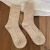 Loulor Socks Women's Winter Thickened Ideas Pure Color Japanese Tube Socks Cashmere Warm Bunching Socks Women's Socks Sakasaka Jiwu