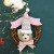 Cross-Border Hot Selling Christmas New Ornament Supplies Rattan Little Bear Doll Pendant Creative Doll Vine Ring Hanging Piece Pendant