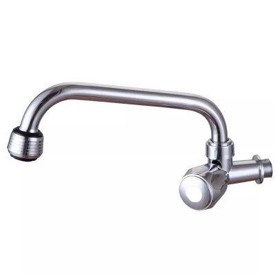 Factory Direct Supply Cheap Long Neck Plastic Abdominal Muscle Faucet Basin Sink Faucet Kitchen Faucet