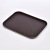 Plastic Seamless Rectangular Tray Hotel Western Restaurant Waiter Serving Food Wine Delivery Hand Tray Buffet Fast Food Plate