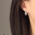 Cowry Sweet Cool Cold Wind Love Heart Earrings Female Silver Liquid Water Drop Earrings Special-Interest Design