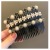 Korean Hair Comb Hair Comb Black Bangs Hair Combing Pin Non-Slip Women's Back Head Hair Accessories Broken Hair Organize Fantastic Hair Clip